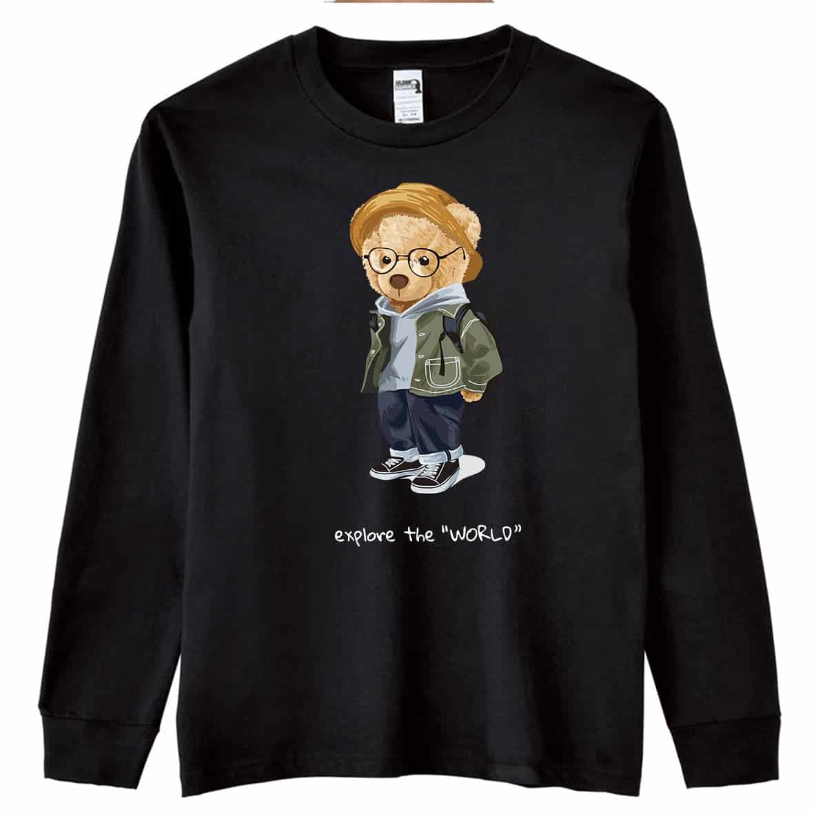 Ayıcıklı Sweatshirt Kaşif